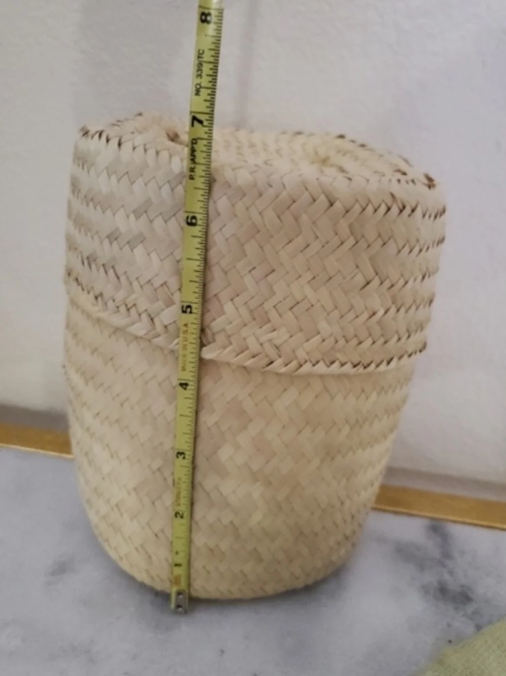 Authentic African Black Soap with Soft Face Towel and Basket